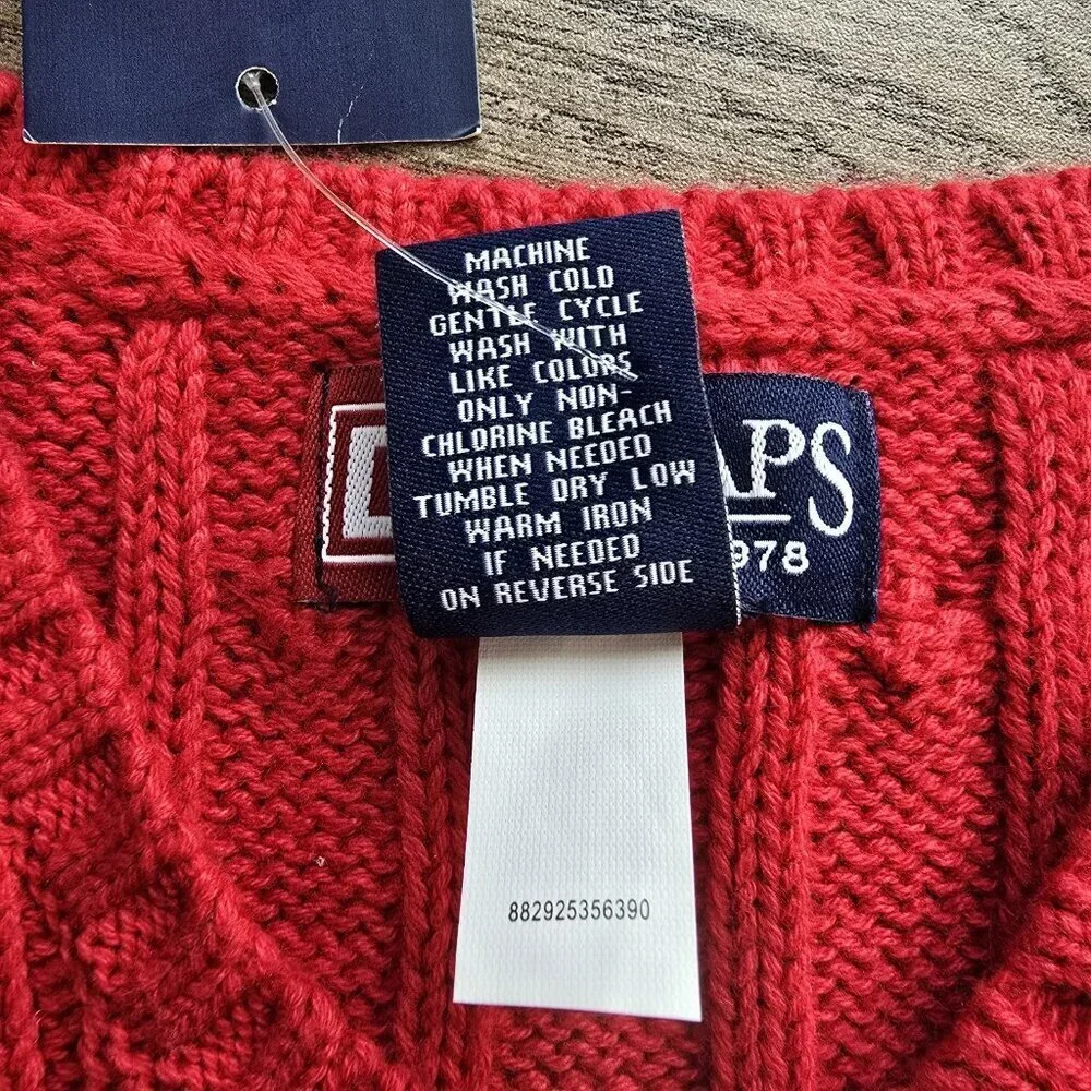 NWT Chaps Ralph Lauren Boys Size 18 Month Button Up Shirt Amd Sweater Vest Set